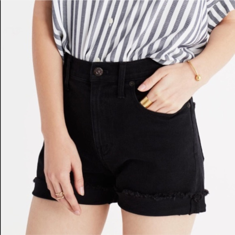 Madewell High rise denim shorts